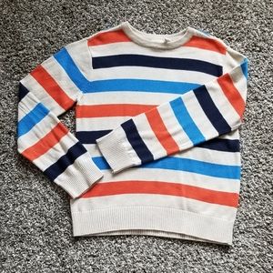 🌹 Children's Place Tan Striped Multicolor Sweater